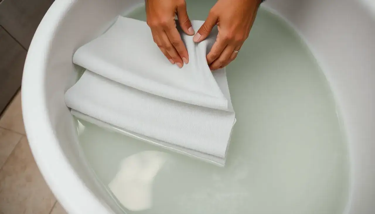 Czyszczenie rolet plisowanych w wannie