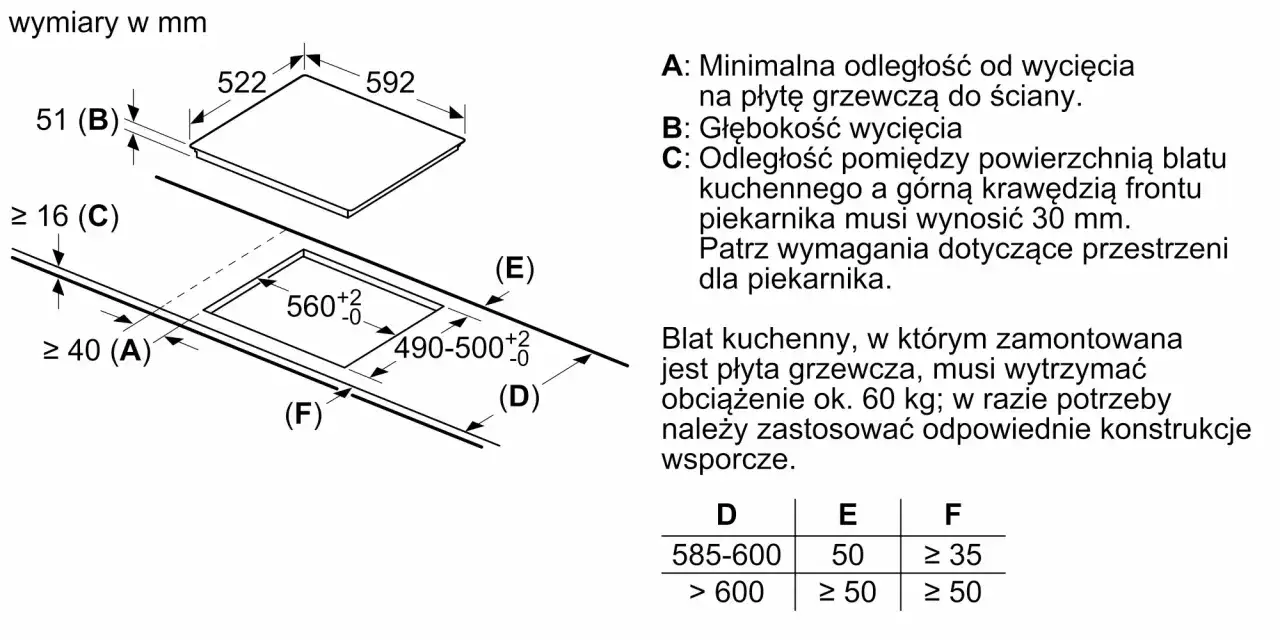 INA F-226556.51 wymiary techniczne