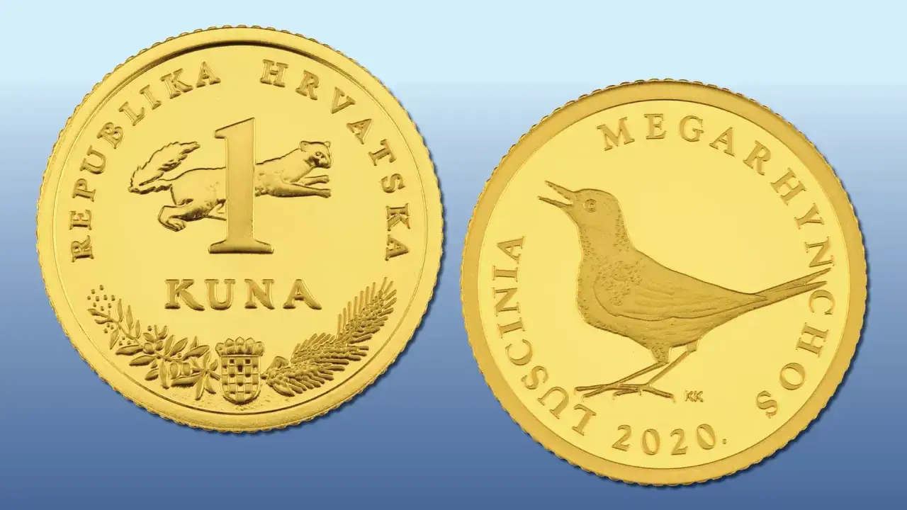 stare kuny chorwackie banknoty monety wymiana