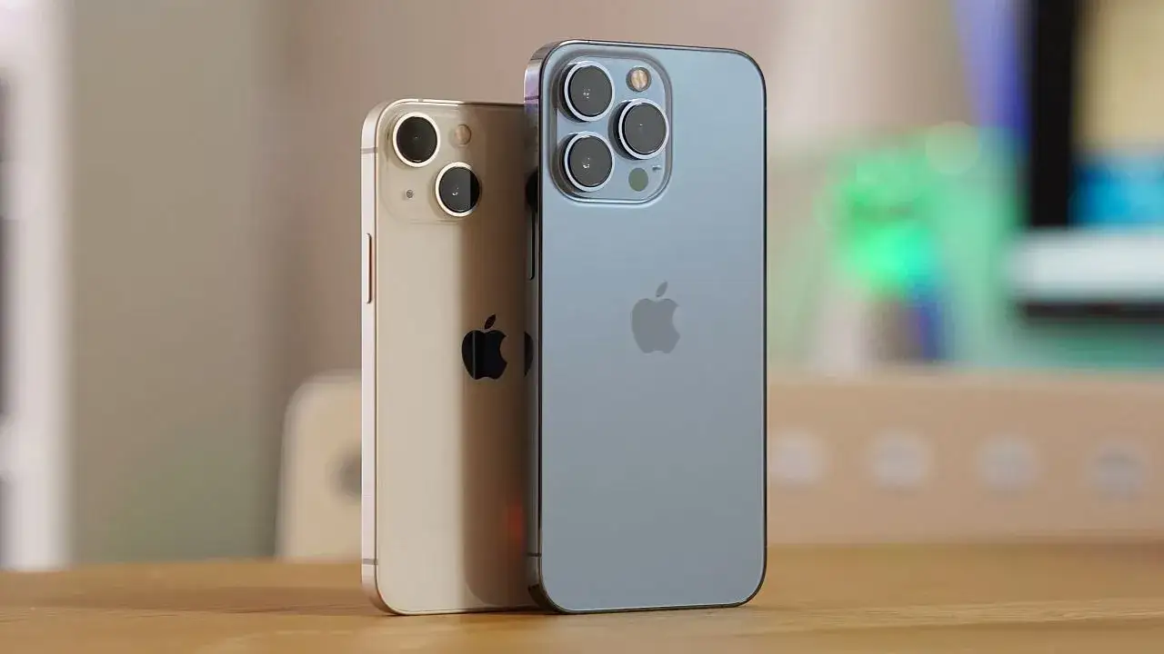 porównanie rozmiarów iphone 13 mini pro max