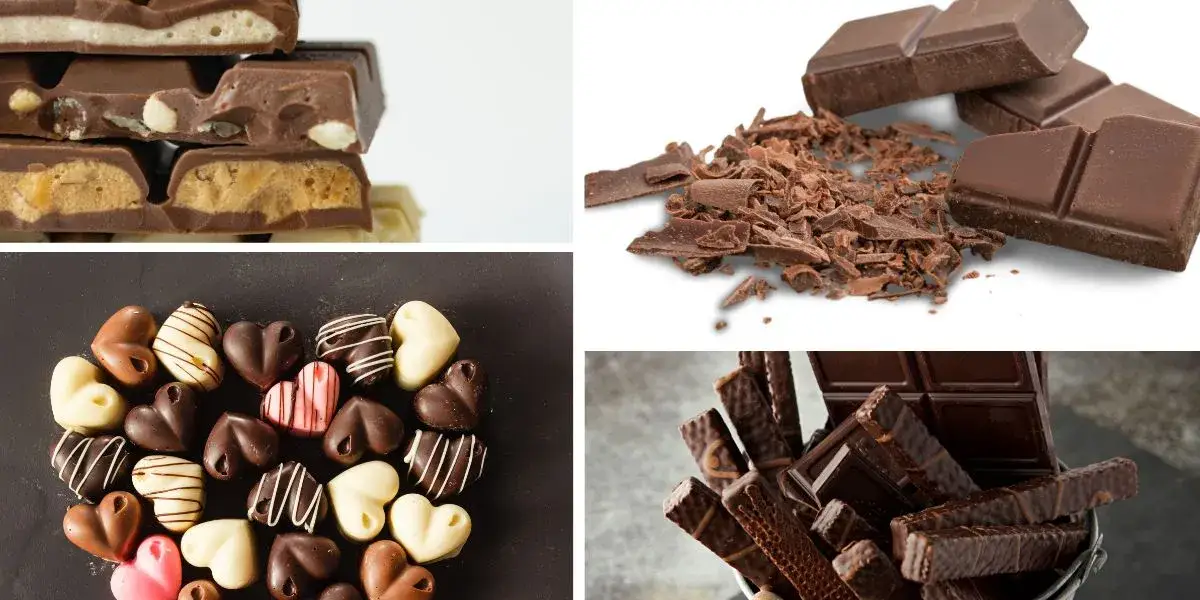 R&oacute;żne rodzaje czekolady do deser&oacute;w