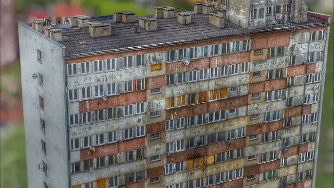 Hotel Marmur Kielce wnętrza zniszczenia urbex