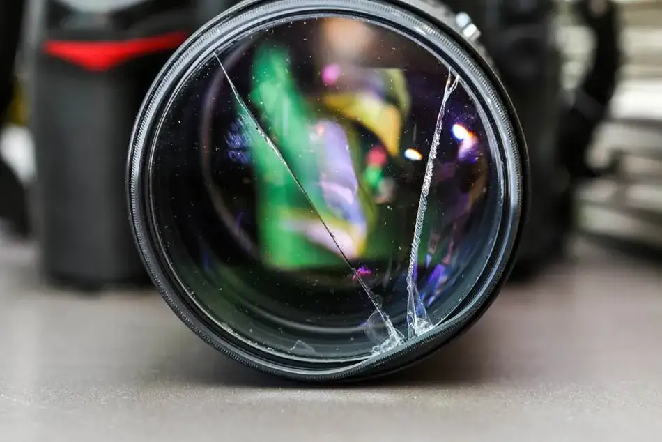 porysowany obiektyw vs filtr uv
