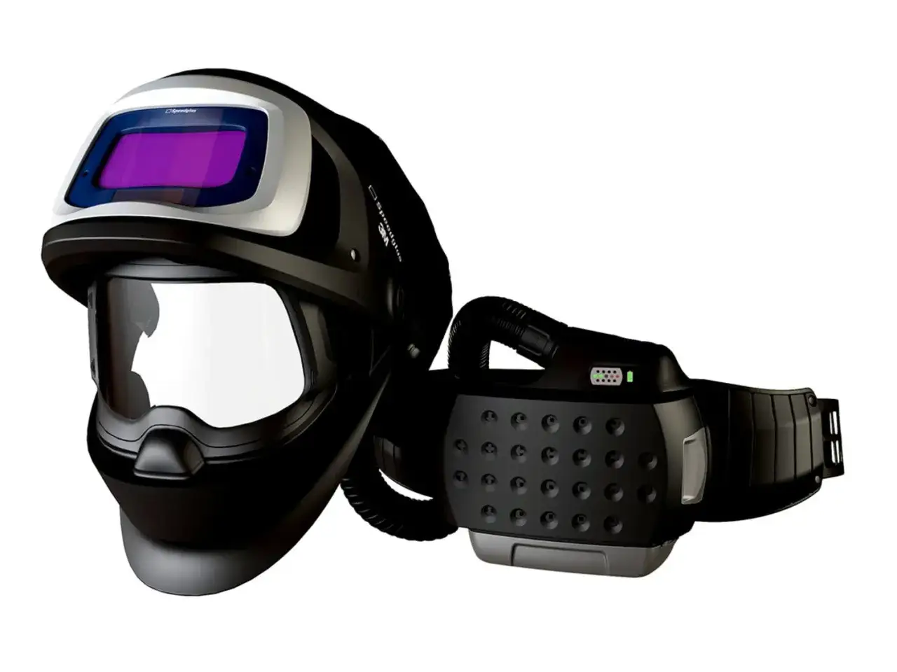 Kask spawalniczy 3M Speedglas 9002X z systemem nawiewu powietrza.