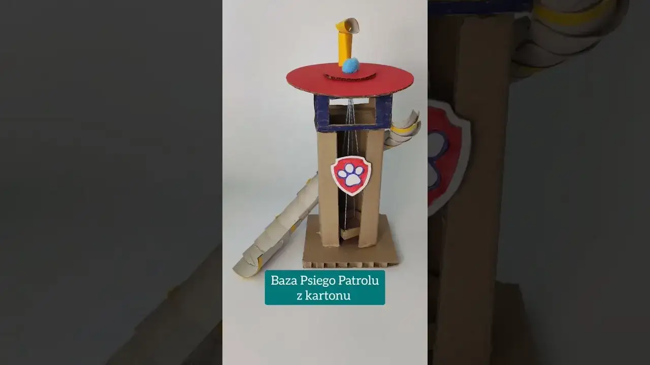 baza psi patrol diy z kartonu