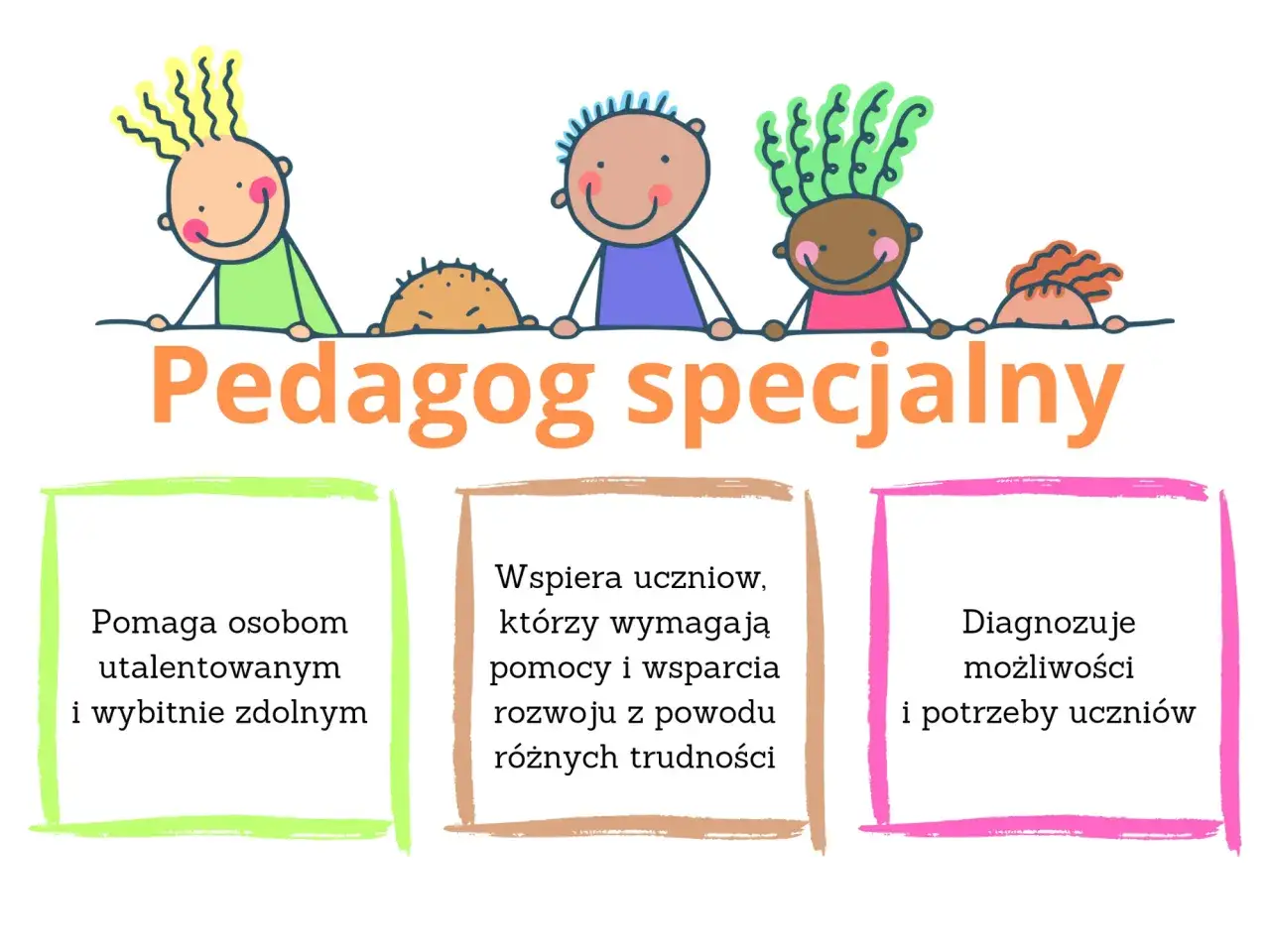 pedagog szkolny wspierający uczniów w szkole