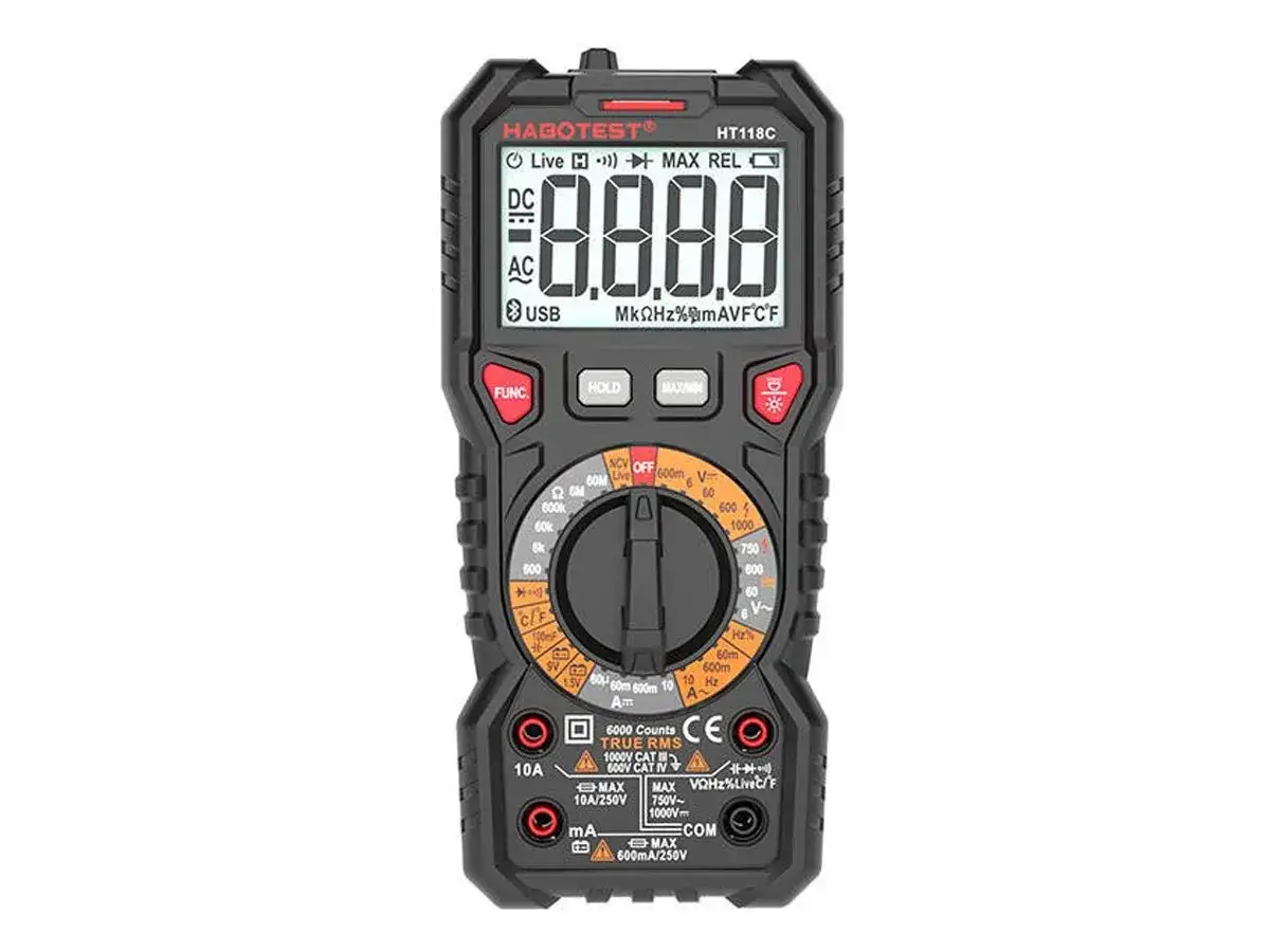 Funkcje multimetru True RMS NCV