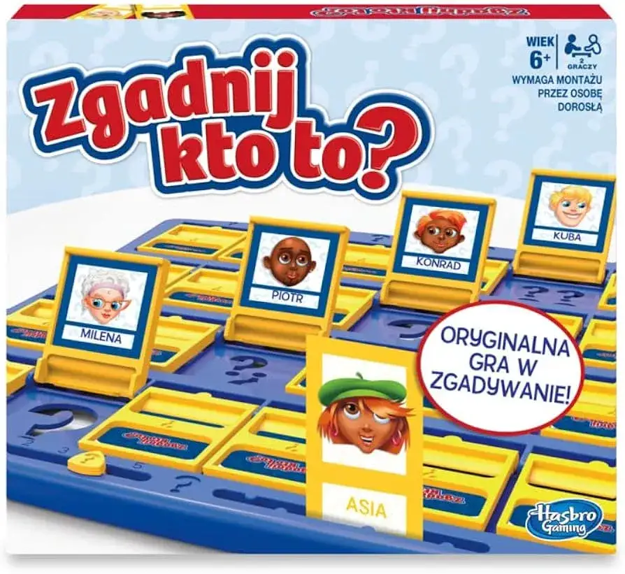 Zgadnij Kto To gra karciana zawartość pudełka