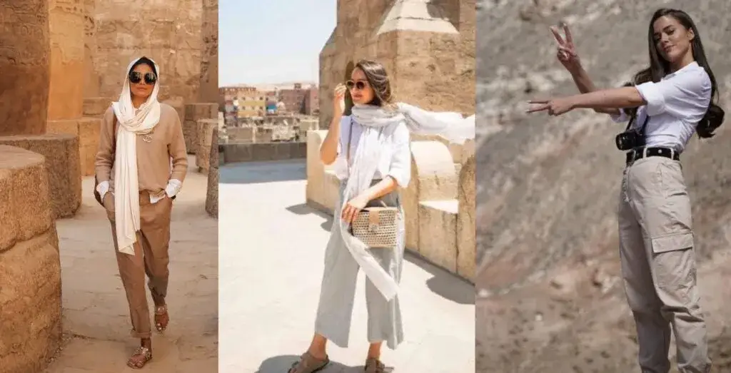 odpowiedni str&oacute;j do zwiedzania egiptu