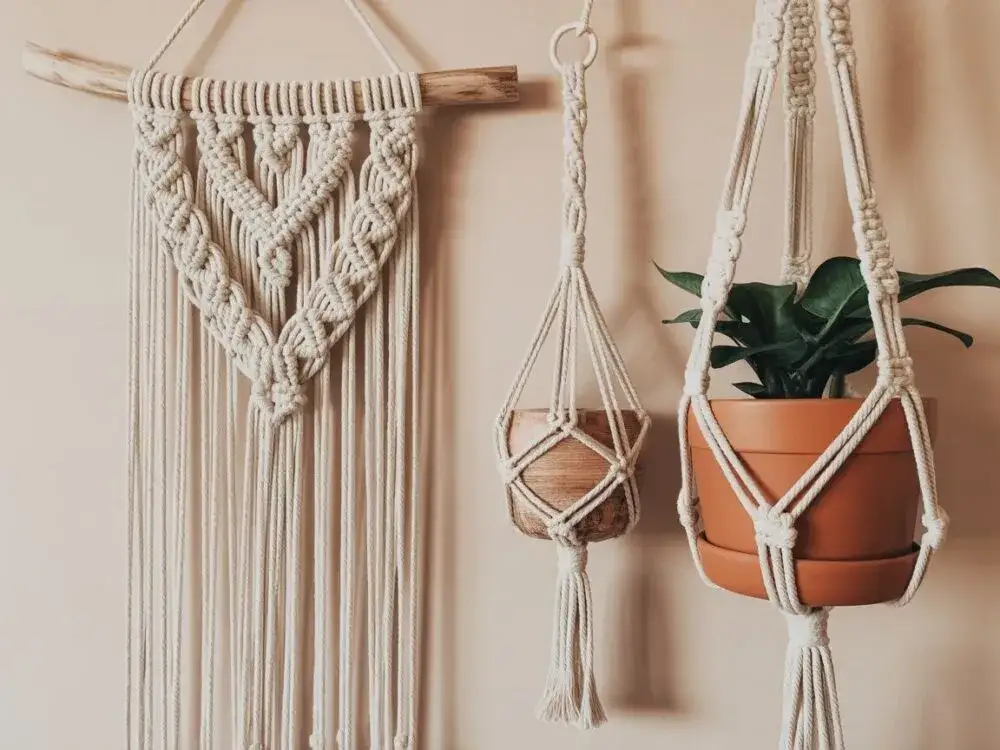 r&oacute;żne projekty makramowe inspiracje