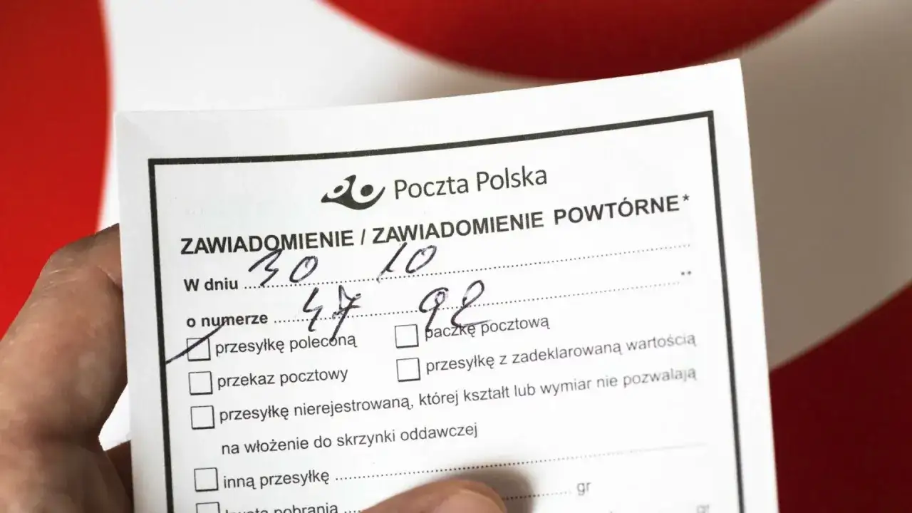 Zawiadomienie Poczty Polskiej. W dniu 30.10 przyszło wezwanie na rozprawę, o numerze 4792.