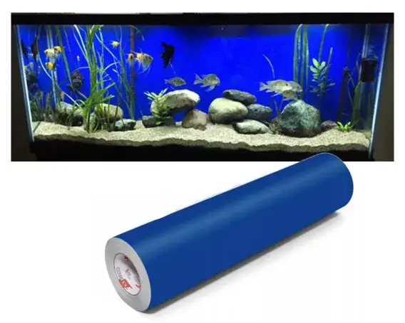 narzędzia do klejenia tła akwarium