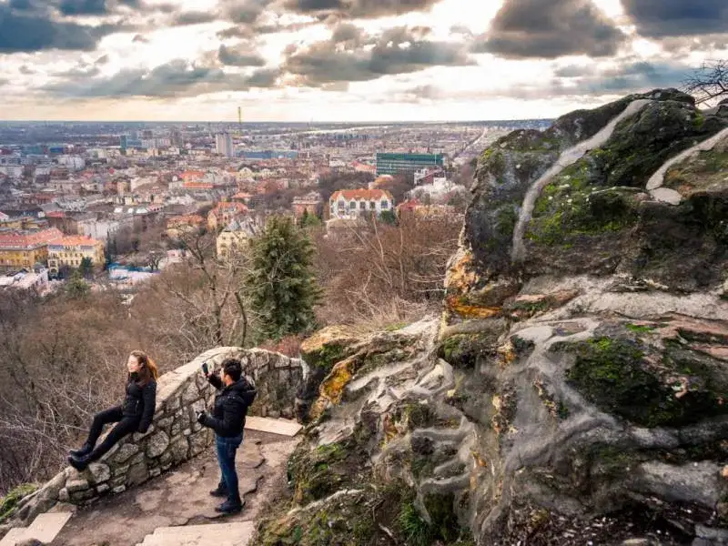 G&oacute;ra Gellerta Budapeszt geologia przekr&oacute;j