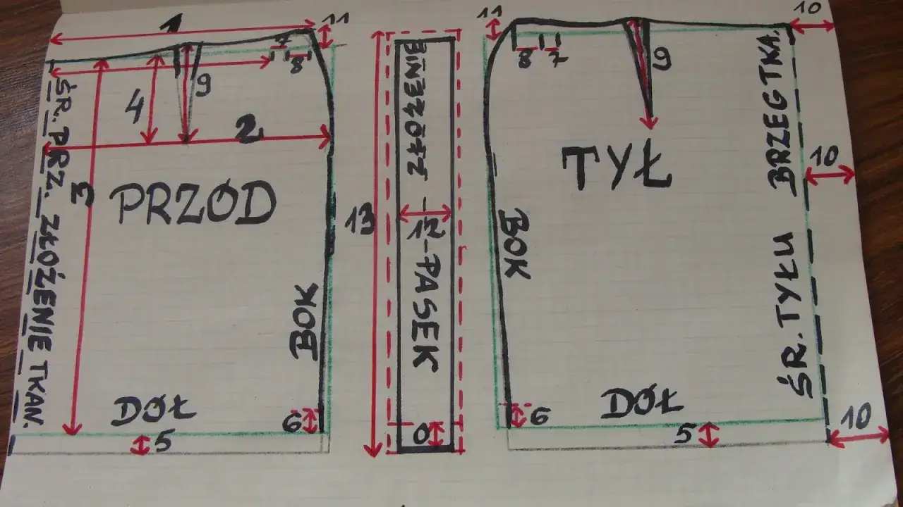 jak zrobić pasek do spódnicy z gazety, mocowanie elementów spódnicy z gazety