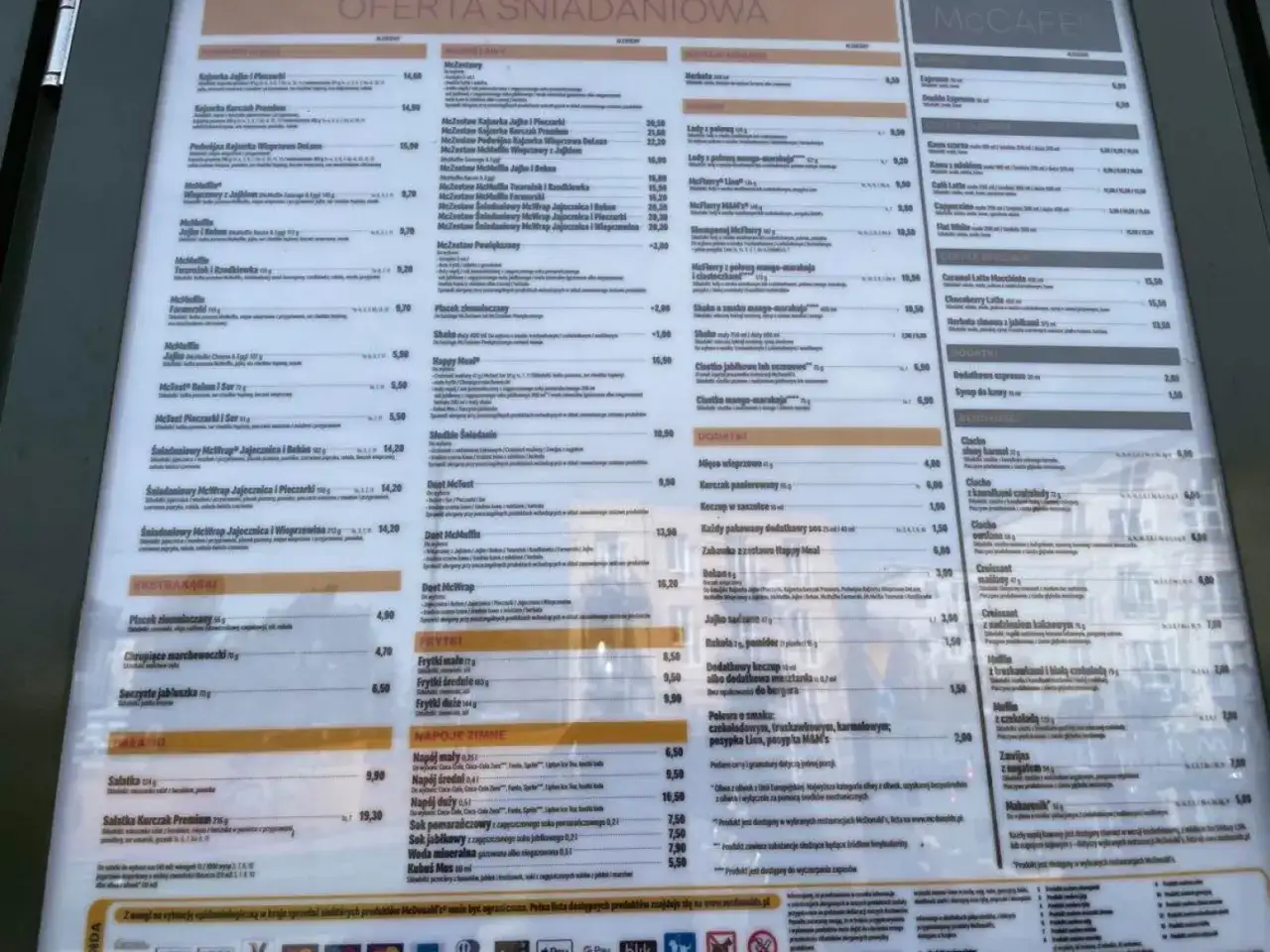 Ile kosztuje hamburger w Mc? Na tej liście McDonald's znajdziesz ceny McWrapów, McFlurry i innych przysmaków.
