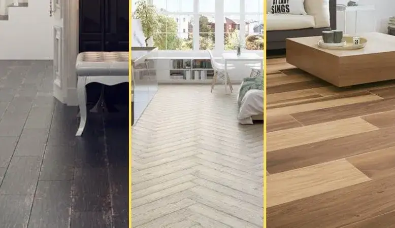 por&oacute;wnanie podł&oacute;g panele winylowe gres drewno