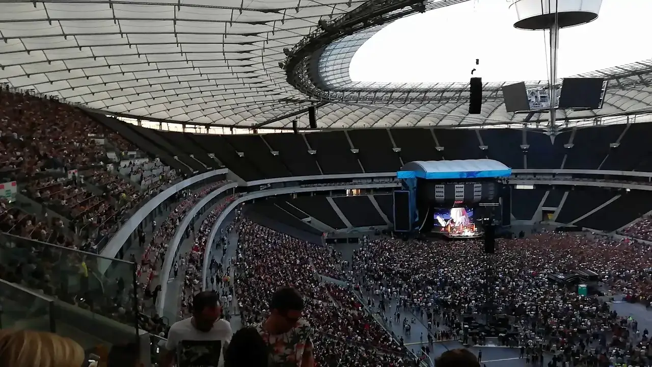 PGE Narodowy koncert widok z góry