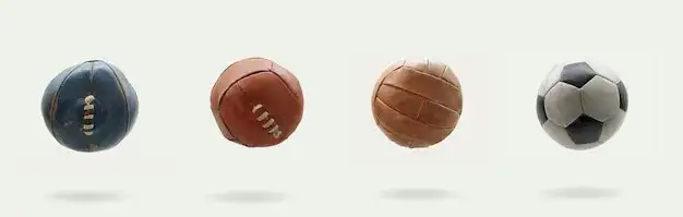 Ewolucja piłki nożnej grafika