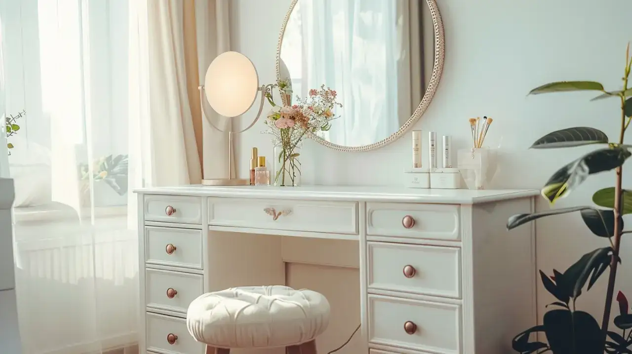 Zdjęcie Komoda z funkcją toaletki - praktyczne połączenie stylu i wygody