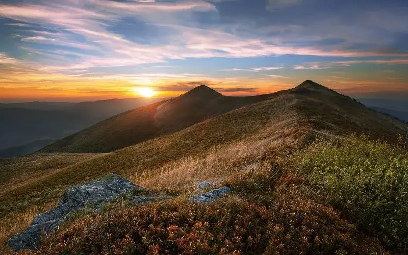 Bieszczady połoniny krajobrazy