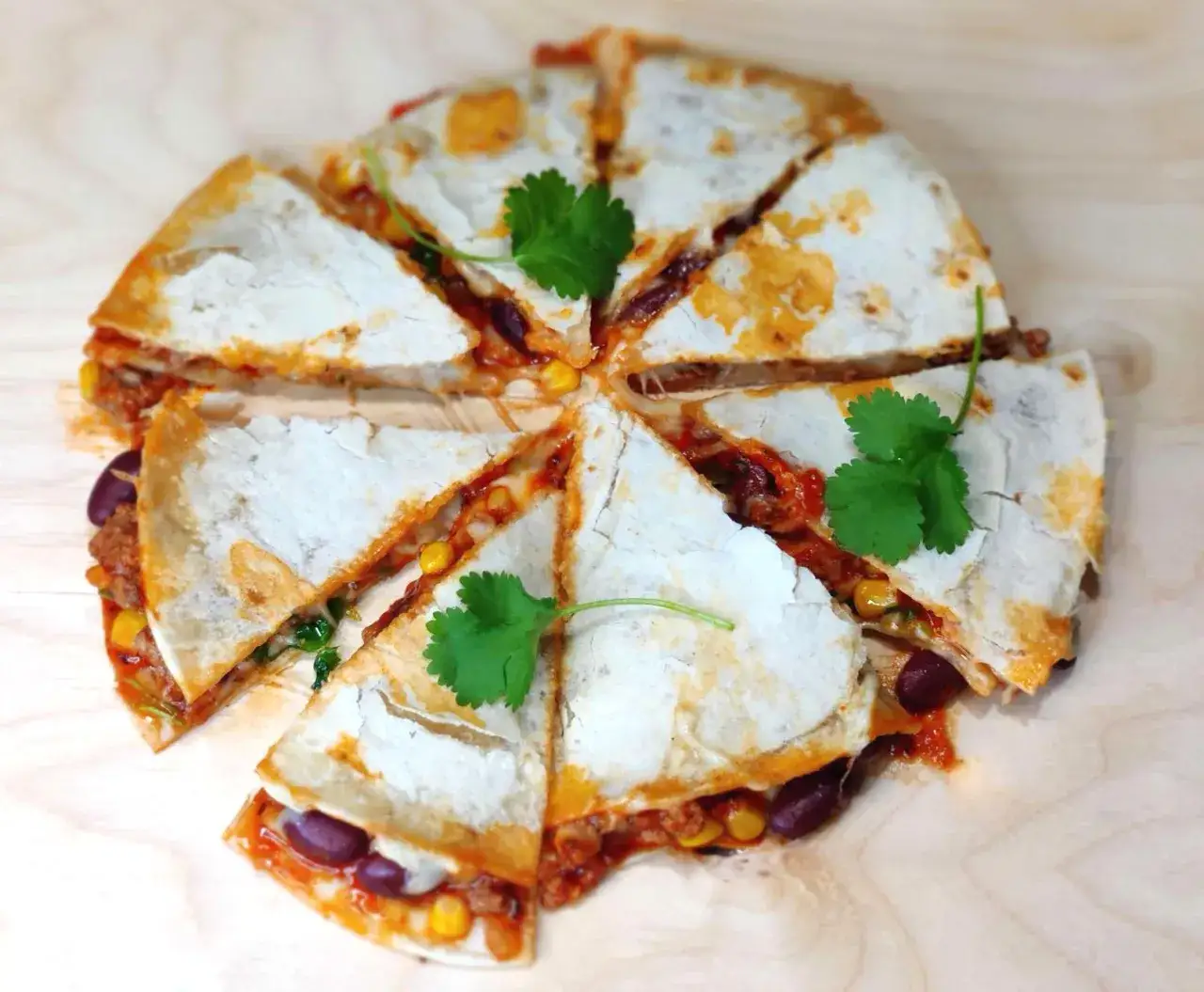 r&oacute;żne rodzaje mięsa wołowego do quesadilli