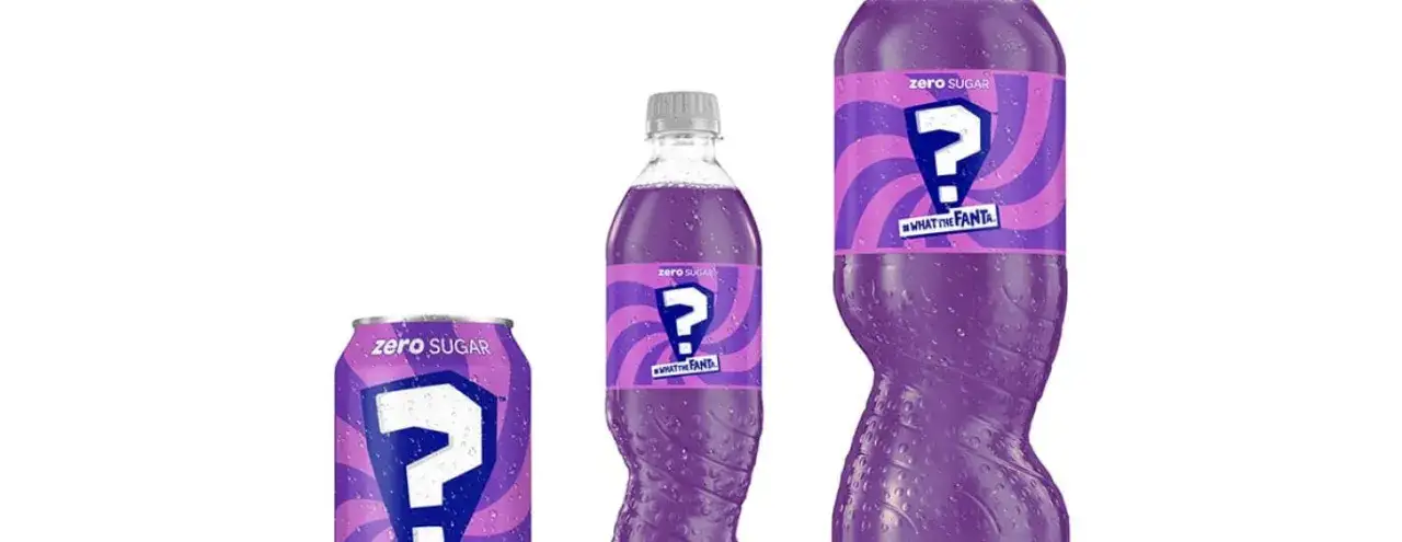 Fanta What The Fanta 2025 fioletowa butelka
