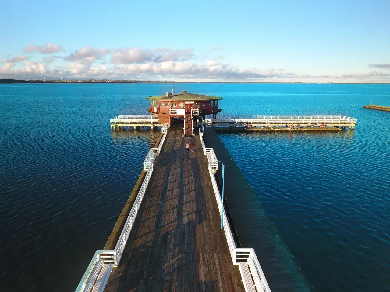 Widok na Zatokę Pucką z restauracji