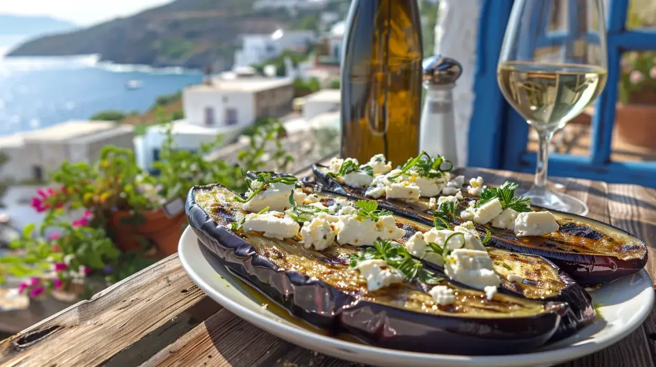 Zdjęcie Bakłażan pieczony z fetą: Greckie smaki tylko w Twoim domu na już!