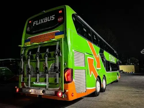 Autobus FlixBus w Czechach