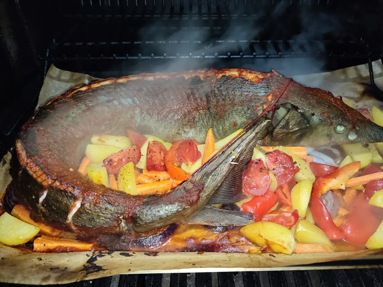 jesiotr smażony dzwonki