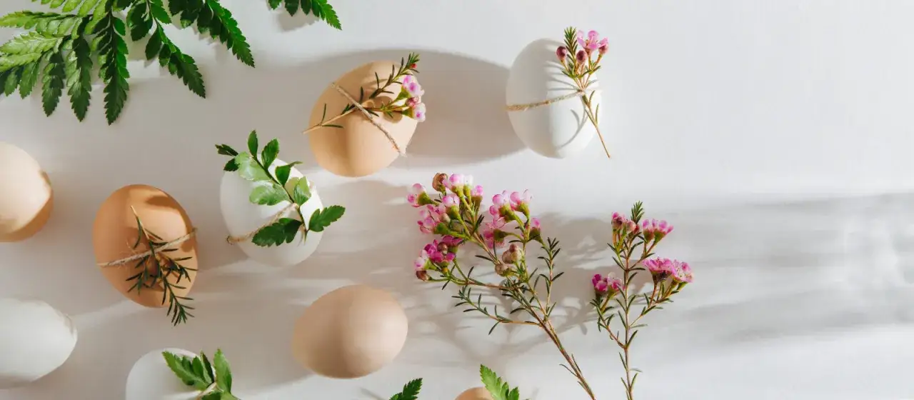 ozdoby wielkanocne zero waste
