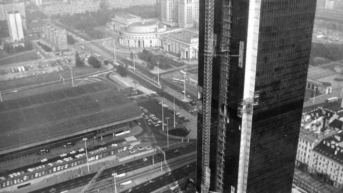 Hotel Marriott Warszawa 1989 budowa