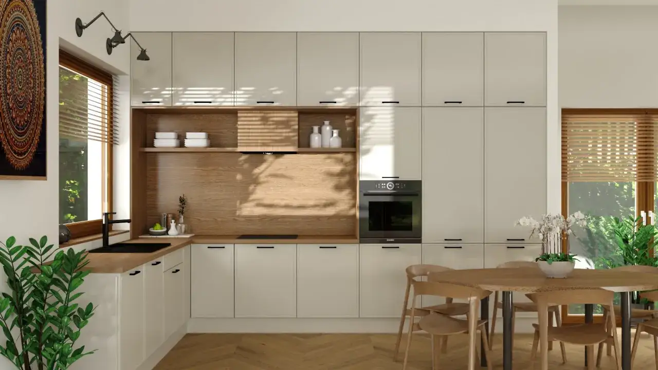 projekt kuchni 3D, planowanie układu kuchni