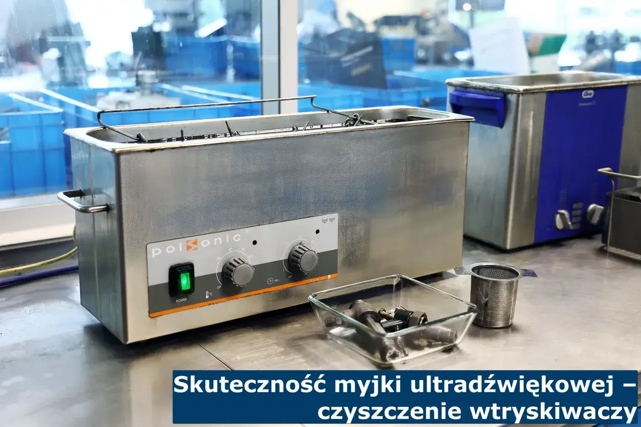 Myjka ultradźwiękowa w warsztacie samochodowym