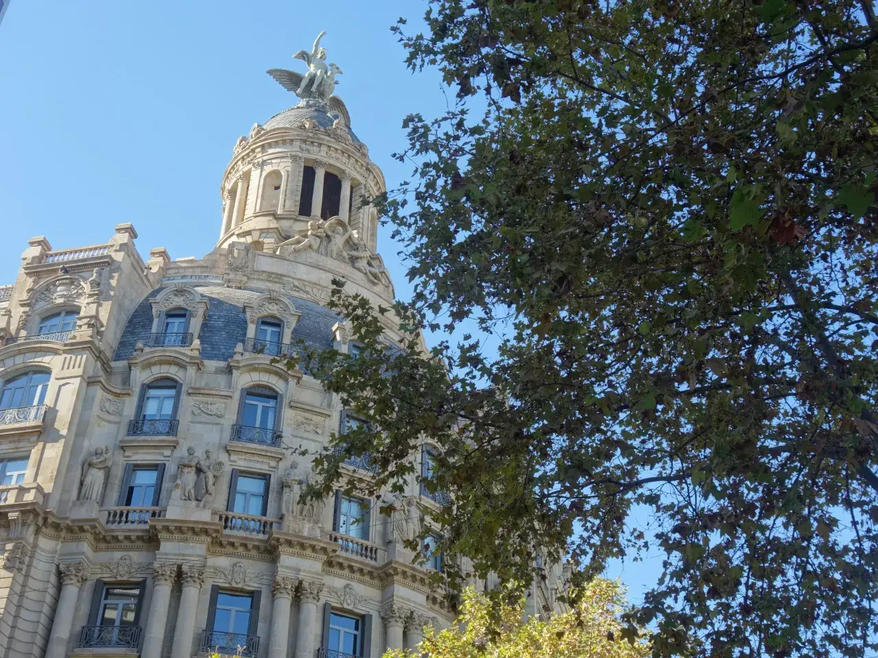 Architektura Gaudiego Eixample Barcelona
