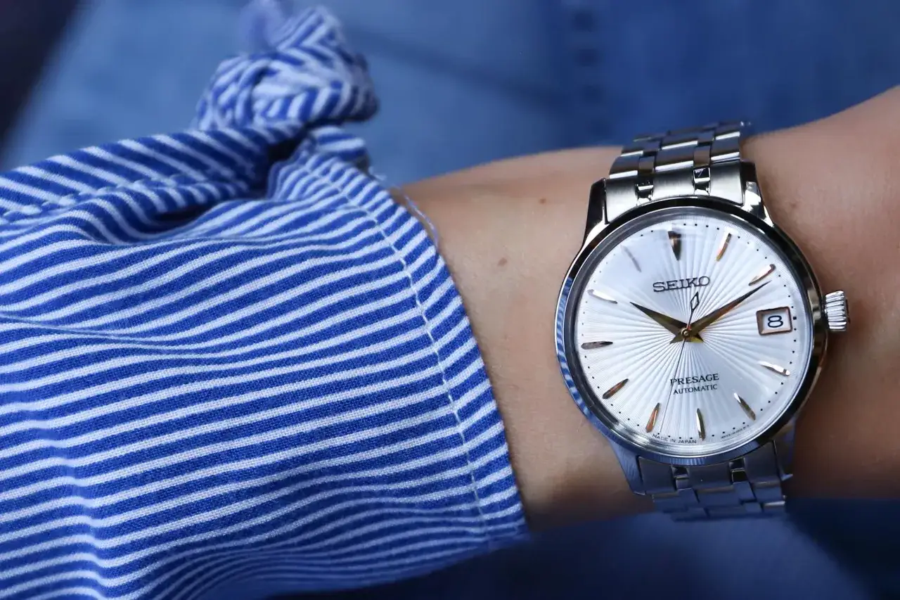 Zegarki damskie Seiko Presage Cocktail Time, Seiko 5 Sports damskie, Seiko Prospex damskie, Seiko Astron damskie, Seiko Lukia