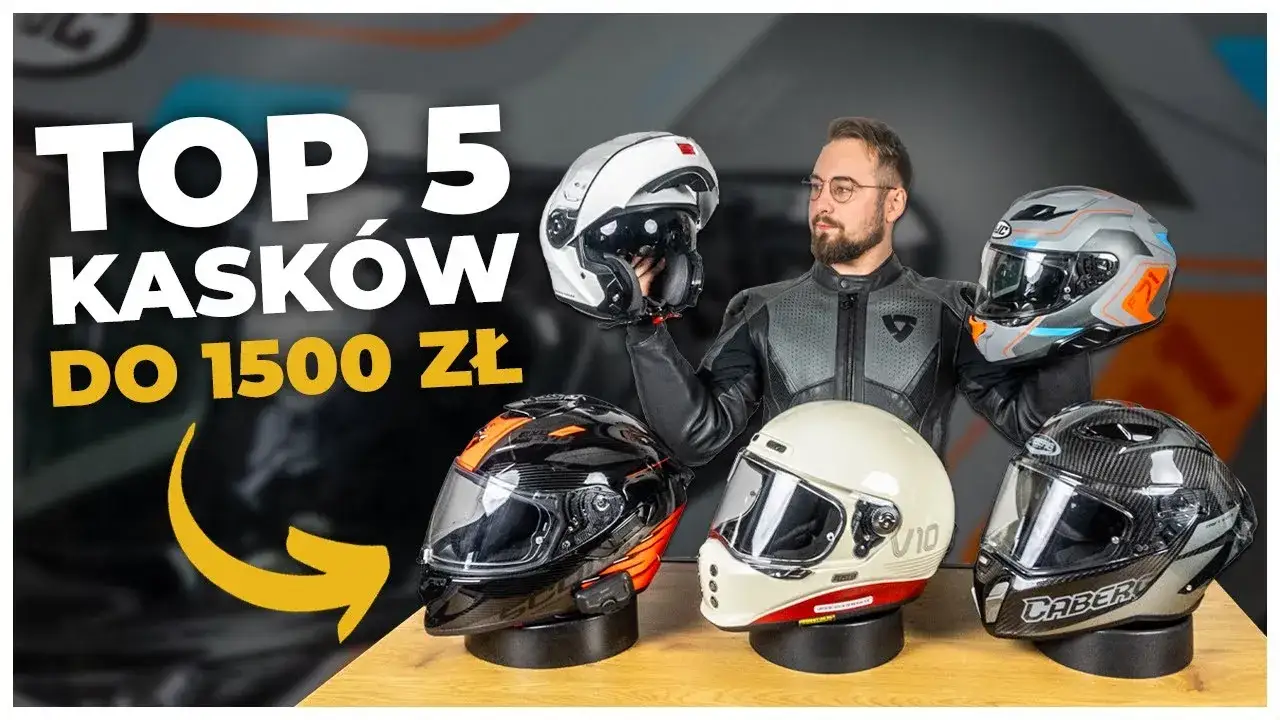 Ranking kasków motocyklowych do 1500 zł 2026