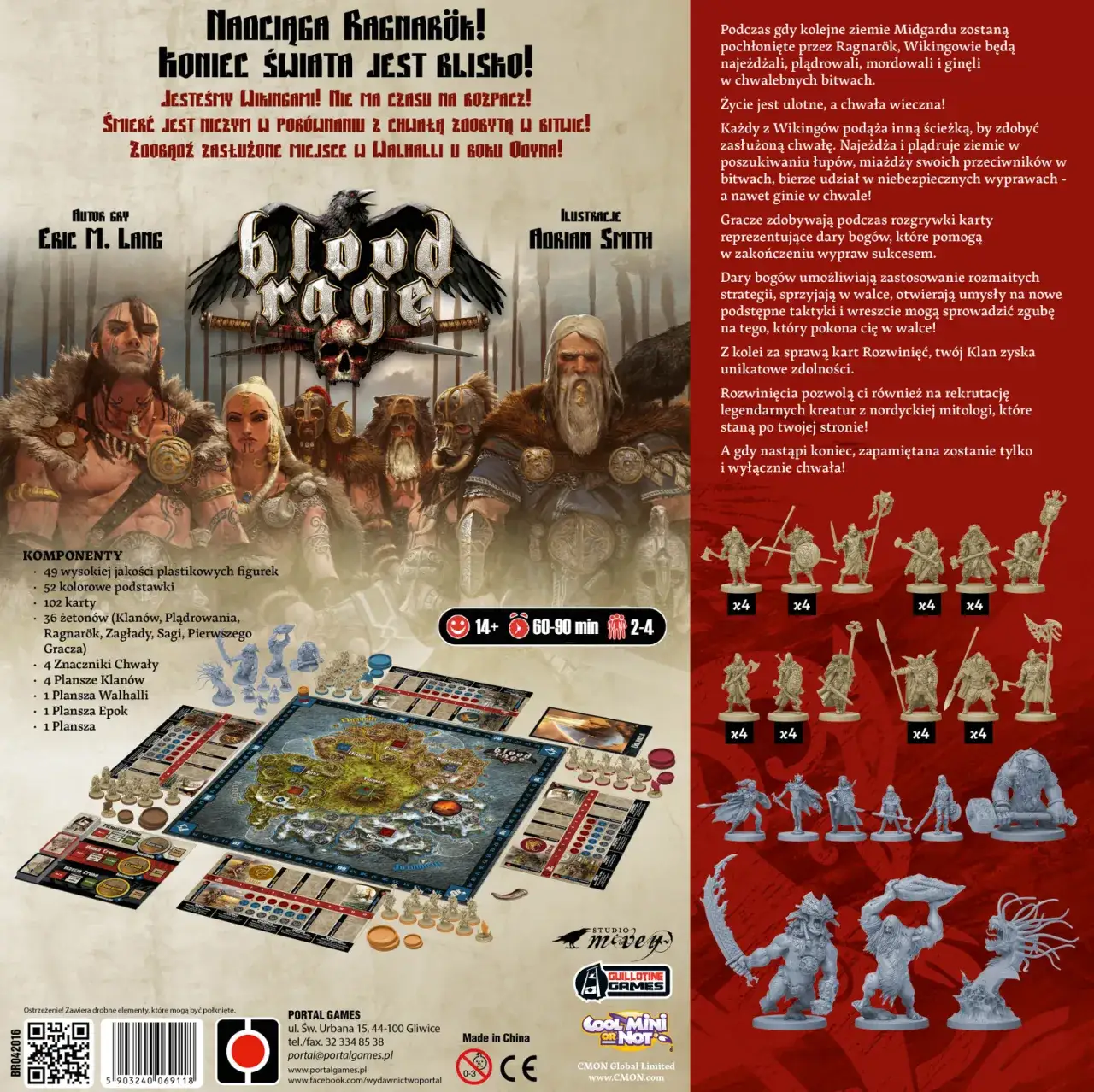 Blood Rage zasady gry planszowej