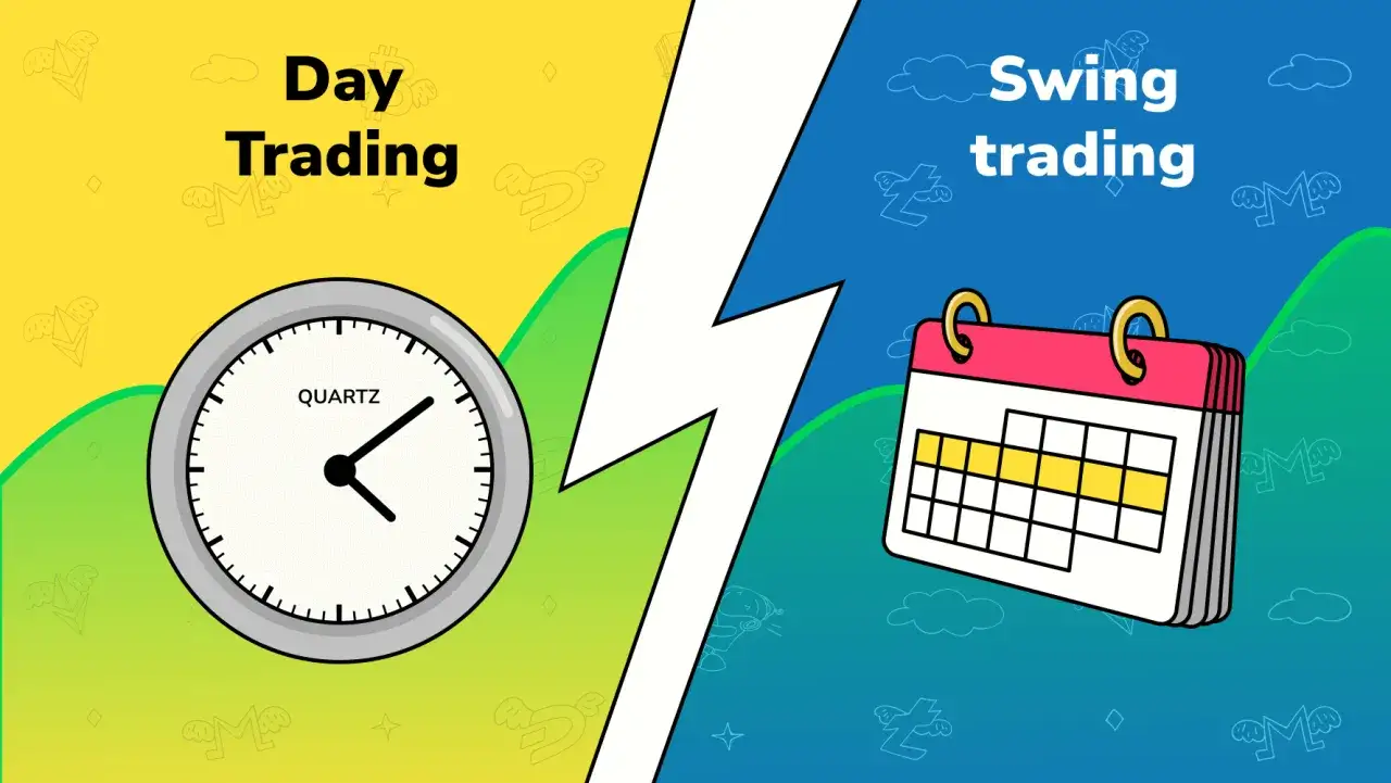 day trading vs swing trading por&oacute;wnanie