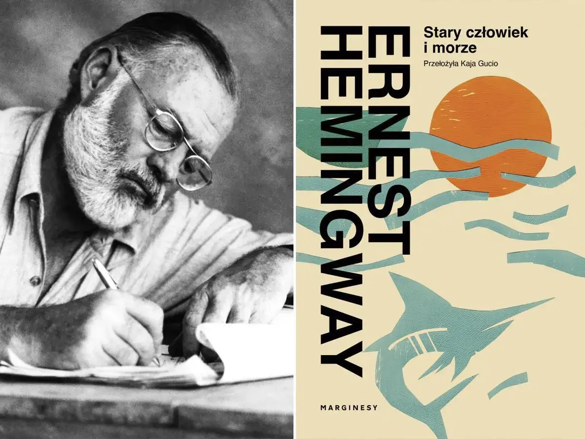 portret ernesta hemingwaya pisarza
