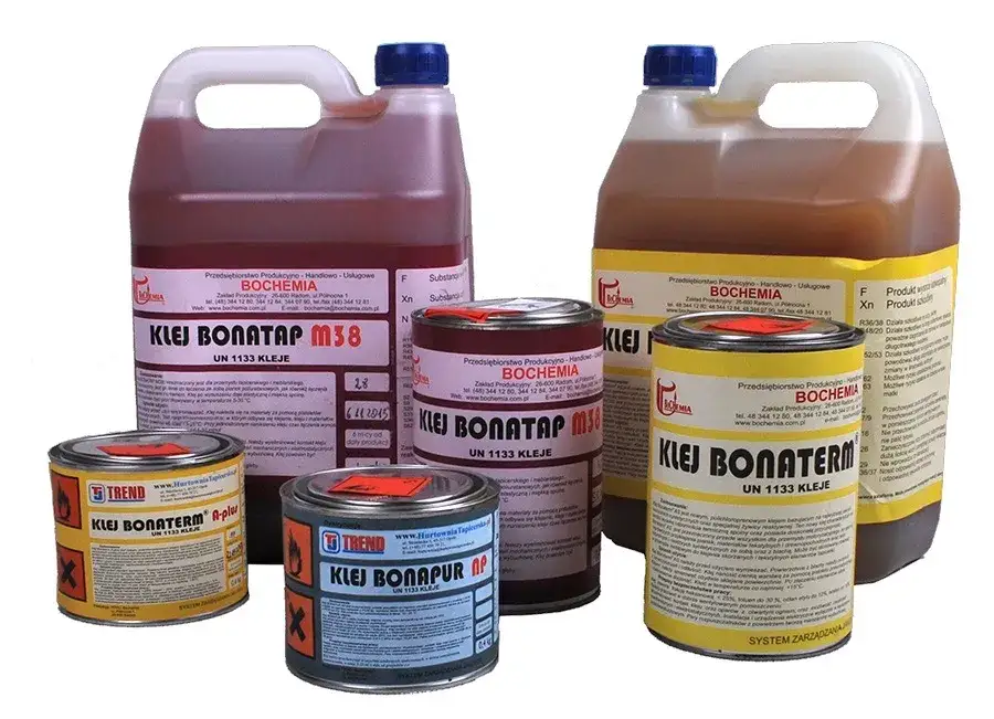 różne rodzaje klejów tapicerskich samochodowych