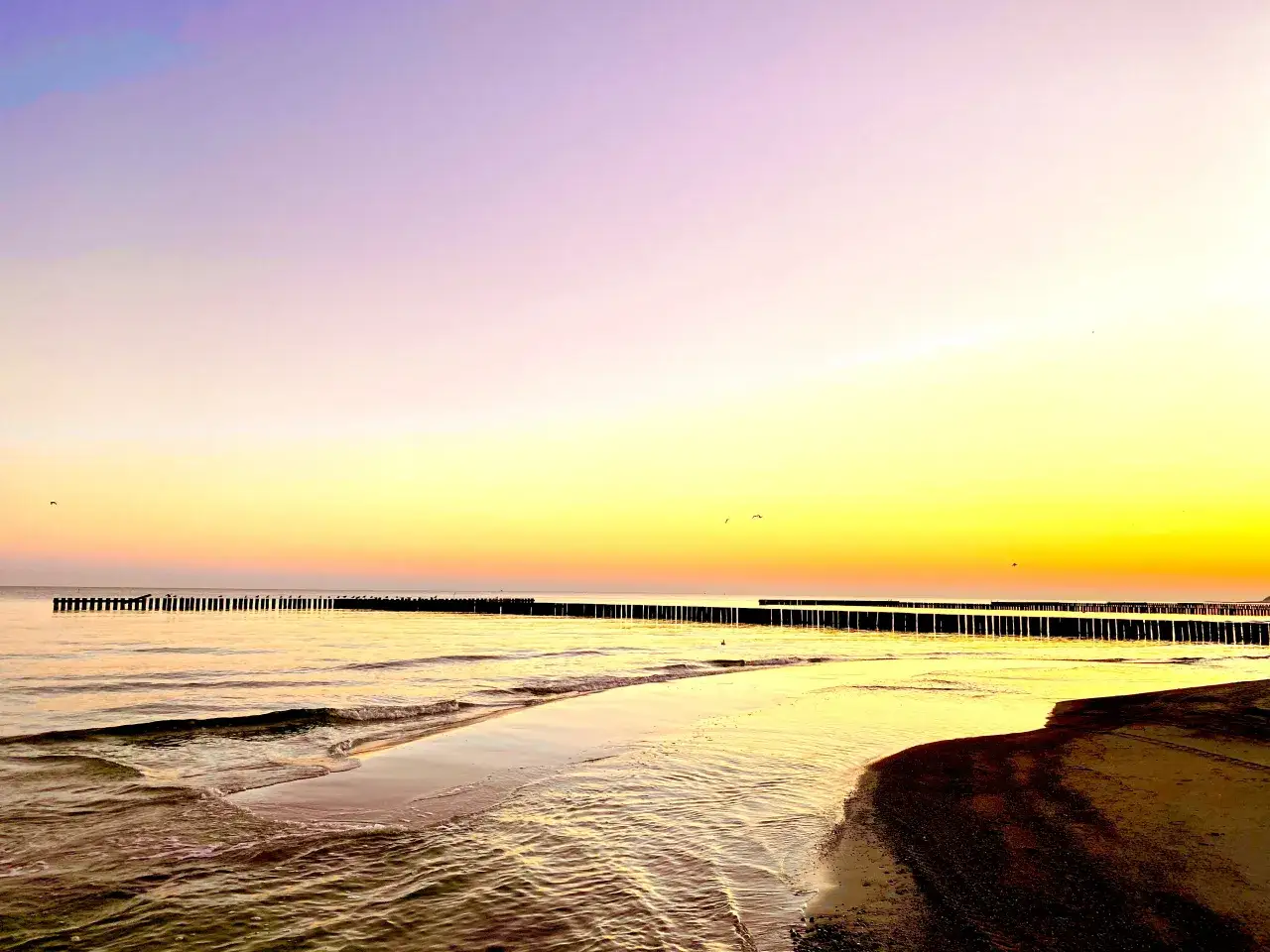 fotografia wsch&oacute;d słońca nad morzem