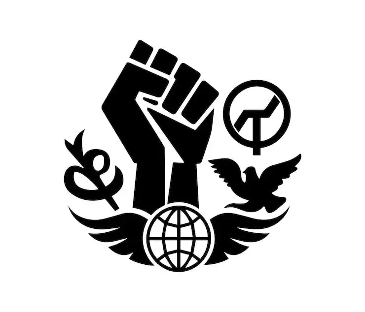 Symbole demokracji wolności prawa