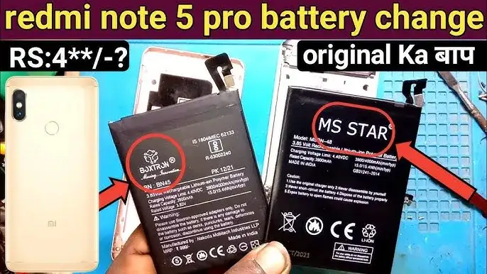 Zdjęcie Wymiana baterii Xiaomi Redmi Note 5: uniknij problemów i kosztów