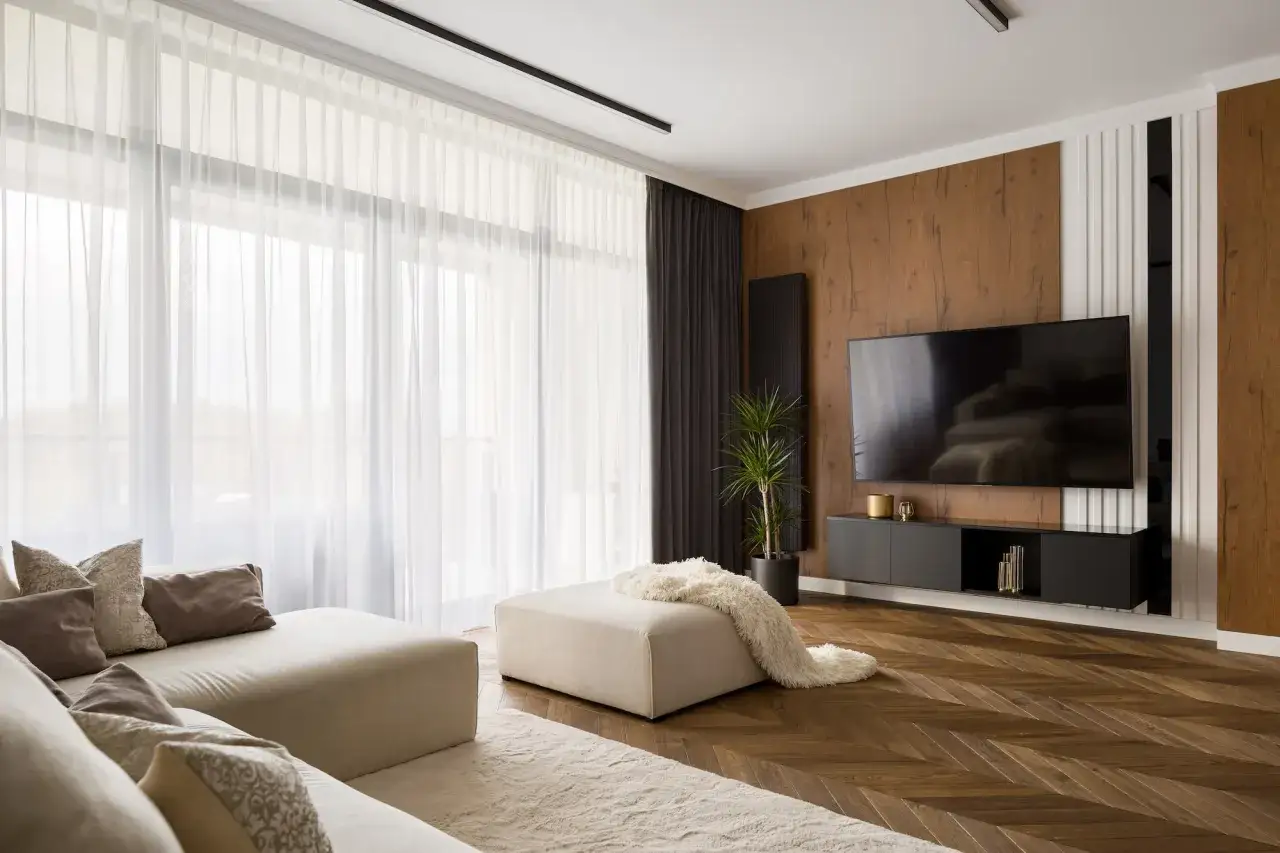 Zdjęcie Idealna długość firanki do parapetu. Uniknij błędów przy wyborze zasłon!