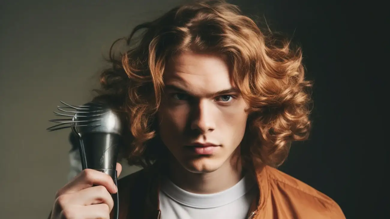 Jak uzyskać naturalne loczki na dłuższych włosach u chłopaka?