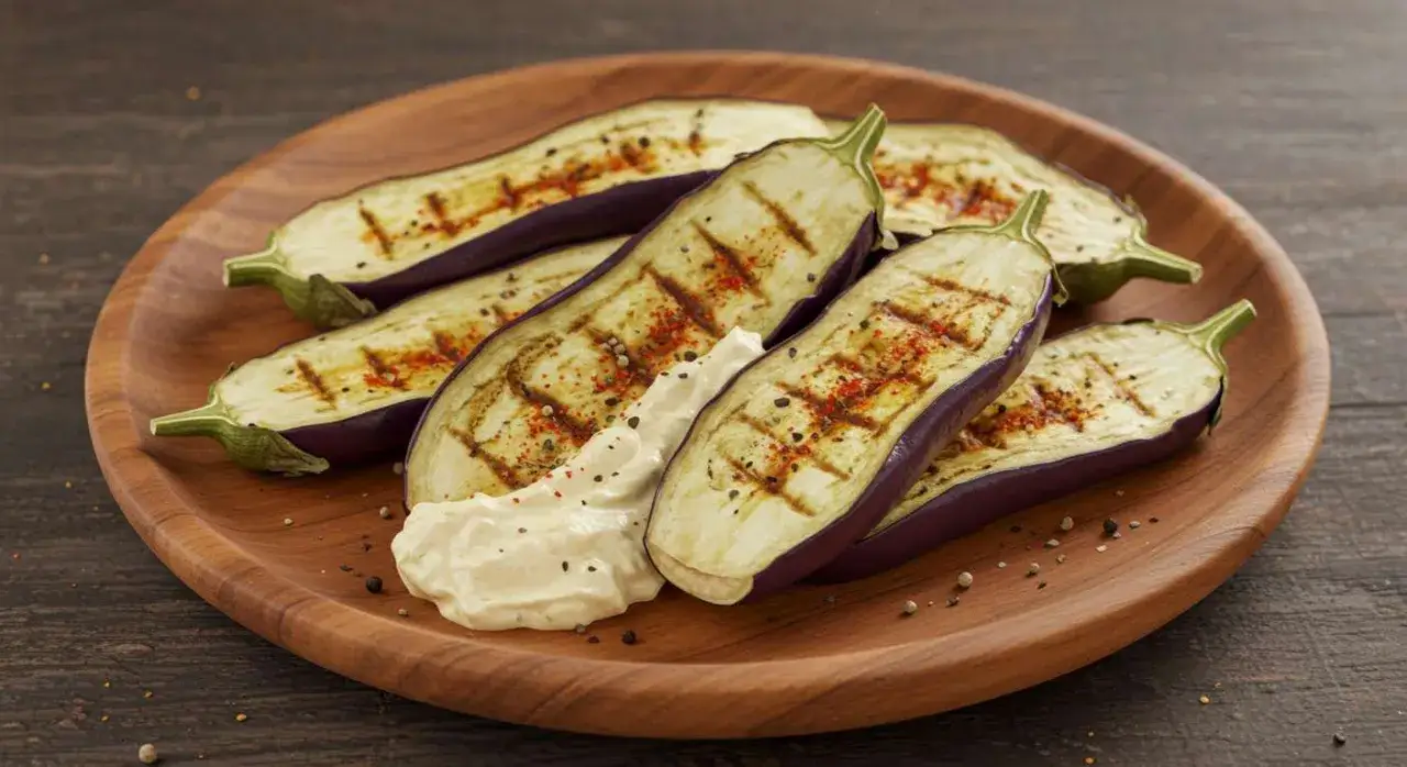 Zdjęcie Aubergines plancha : les secrets d'une cuisson fondante et savoureuse