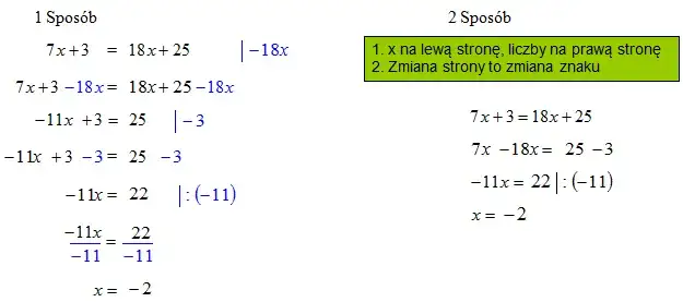Zdjęcie Rozwiąż równanie i upewnij się, że rozwiązanie jest poprawne