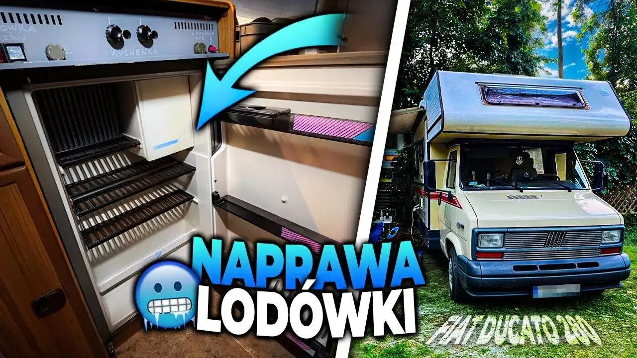 Zdjęcie Jak wymontować lodówkę z przyczepy kempingowej Hobby bez problemów