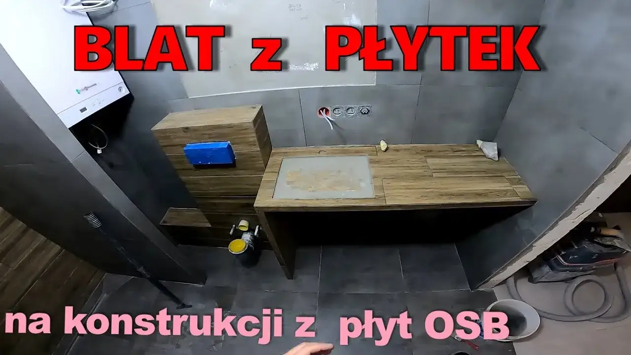Zdjęcie Jak zrobić szafkę pod umywalkę z płytek bez zbędnych błędów